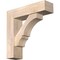 Ekena Millwork Balboa Block Smooth Bracket w/ Offset Brace, Douglas Fir, 7 1/2"W x 28"D x 28"H BKT0806X28X28BOA05SDF - alternate 1